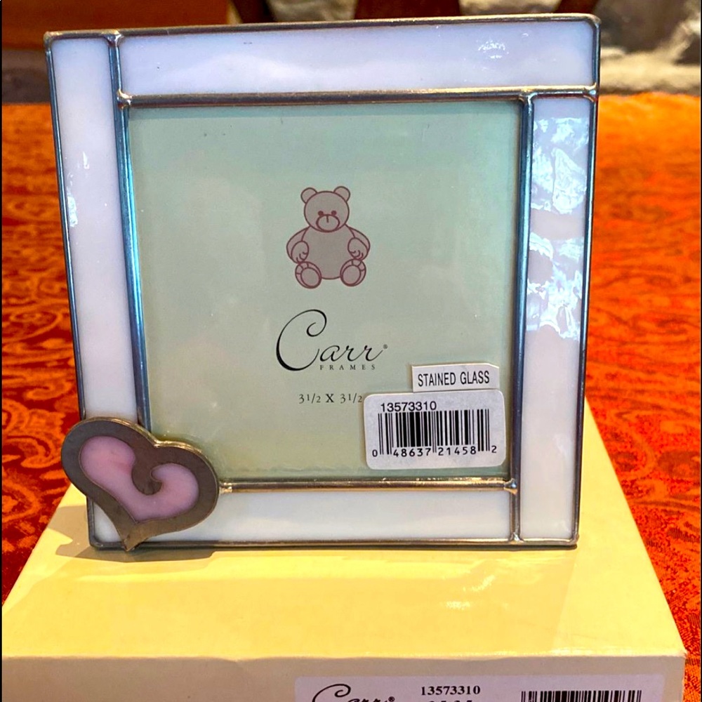 NEW. Stained Glass Picture Frame